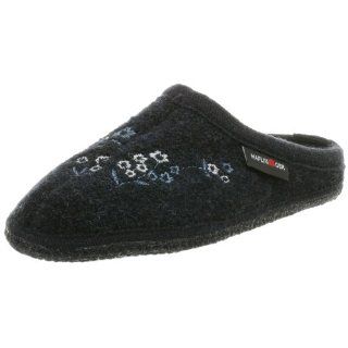 Boiled Wool Indoor Slipper,Navy,40 EU (US Womens 9 M) Shoes