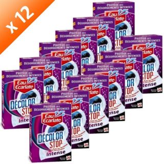 DECOLOR STOP Intense 20 lingettes x12   Achat / Vente DETACHANT