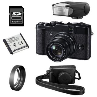 FUJI X10 + Flash EF20 + ETUI + PARESOLEIL + Batt NP 50 + Carte SD 4 Go