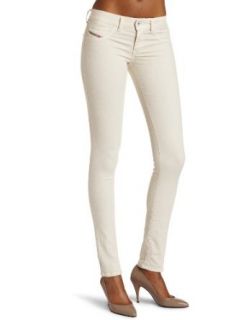 Diesel Womens Livier Jegging, Cream, Size 31 Clothing