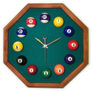 Trademark Global 00 238X39, 13in Octagon Billiard Clock