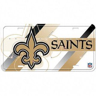 New Orleans Saints License Plate Aluminum Street Flair