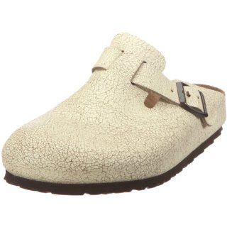 clogs Boston from Suede in Crushed Cream with a regular insole Shoes