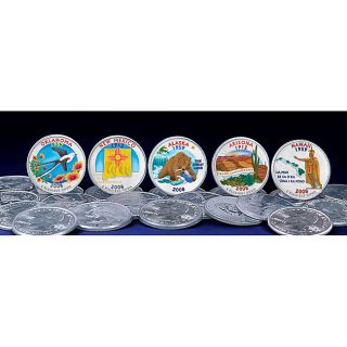 American Coin Treasures 2008 Colorized Statehood Quarters Today $18