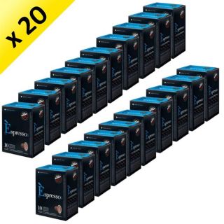   Espresso Décaféiné   Lot de 20 paquets   1 paquet  10 dosettes