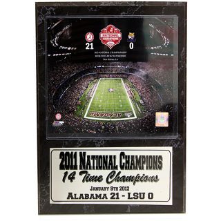 National Champion 2011 University of Alabama Louisiana Superdome Stat