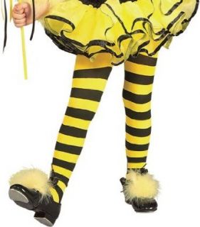 Bumblebee Striped Tights Girls Toddler/Small (28 40 LBS) Clothing