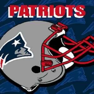 NFL New England Patriots Plush Throw Blanket Sports