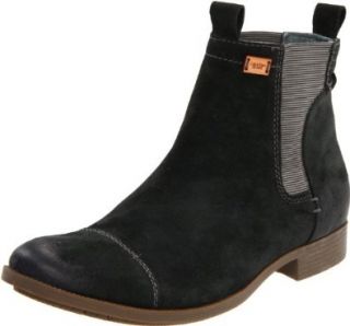 Calvin Klein Jeans Mens Fenton Ankle Boot, Black, 40 EU/7 M US Shoes