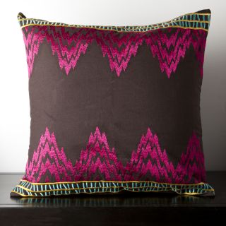Caelyn Brown and Pink Chevron 18 inch Decorative Pillow Today $39.99