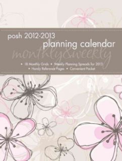 Blossoms Monthly & Weekly Planning 2012 2013 Calendar