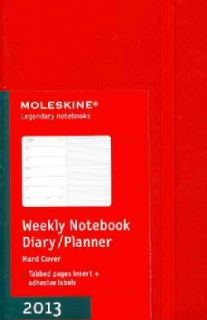 Moleskine Notebook Red Pocket 2013 Weekly Planner (Calendar