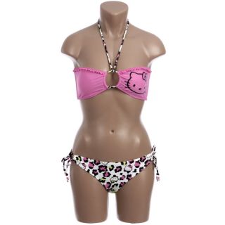 Hello Kitty Ruffle Bandeau Top Bikini (Non returnable)