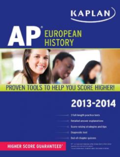 Kaplan AP European History 2013 2014 (Paperback) Today $13.81