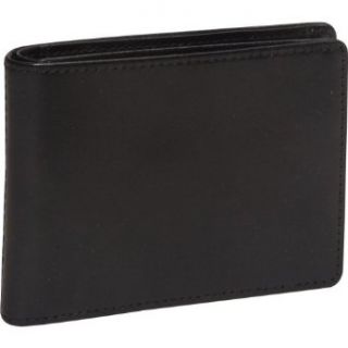 Bosca Old Leather Small Bifold Wallet (Black) Clothing