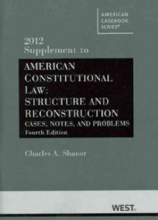 American Constitutional Law, 2012 (Paperback)