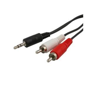 foot 3.5mm Stereo to 2 RCA Male/ Male Cable