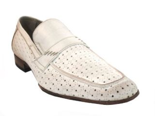 Mens Italian Designer Leather slip on shoes Sc1030 By Davinci Shoes