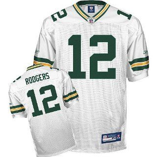 Reebok Green Bay Packers Aaron Rodgers Authentic White