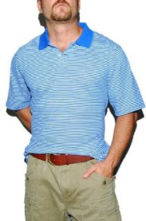 Polo Ralph Lauren RLX Mens Golf Shirt Blue White XL