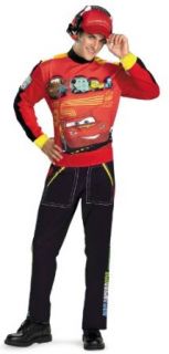  Cars Lightning Mcqueen Adult Costume Size X Large (42 46) Clothing