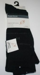 Superior Soft Luxury Socks 4 Pair Shoe Size 6.5 12 Black Clothing