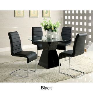 Enitial Lab Athena 5 piece High Gloss Dining Set