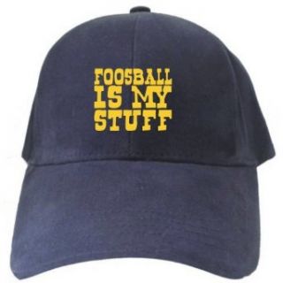 Foosball IS MY STUFF Navy Blue Baseball Cap Unisex