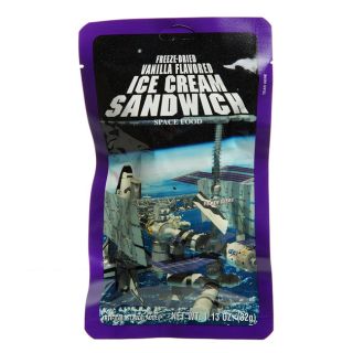 Freeze Dried Vanilla Astronaut Ice Cream Sandwich 1.13 oz (Pack of 10)