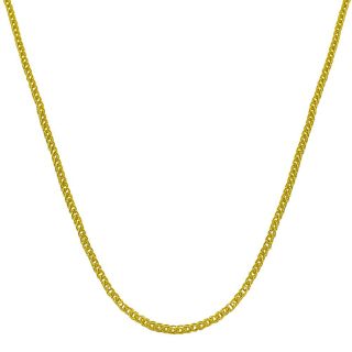 Fremada 14k Yellow Gold 18 inch Hollow Franco Chain Necklace