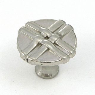 Stone Mill Satin Nickel Weave Cabinet Knobs (Pack of 10)