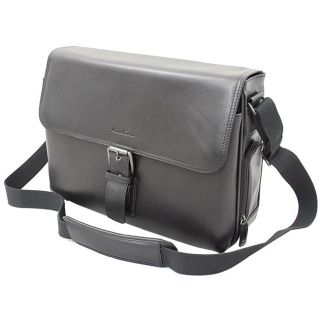 Kenneth Cole New York 15.4 inch Leather Laptop Messenger Bag
