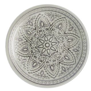 Divine 13 inch Silver Charger Plate