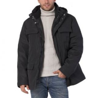 BGSD Mens Hooded Top Coat with Removable Down Coat
