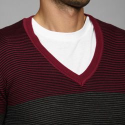 Antony Morato Mens Slim Fit V neck Wool Blend Sweater