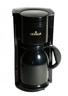 Gevalia 8 cup Black Thermal Carafe Coffee Maker