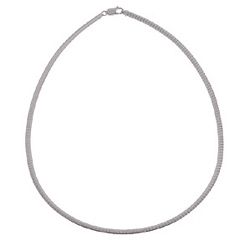 Sterling Silver 20 inch Omega Necklace