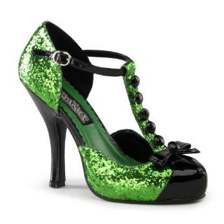 Glitter Shoes Sexy High Heel Shoes St Patricks Day Green or Red Shoes