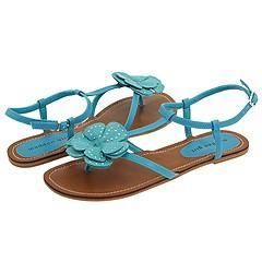 Madden Girl Bayleee Turquoise Fabric Sandals