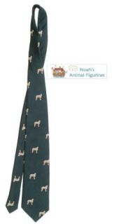 Irish Wolfhound Tie (Mens Dog Breed Neck Tie) Clothing