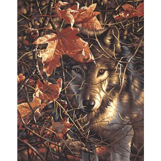 Dimensions Autumn Wolf Paint By Number Kit