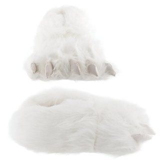 Polar Bear Paw Slippers for Men and Women