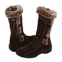 Ricosta Kids Haley Mocca W/ Fur Boots   Size 11.5 T Wide
