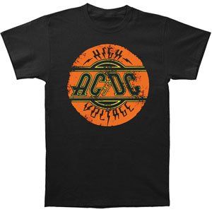 Rockabilia AC/DC High Voltage Logo T shirt Clothing