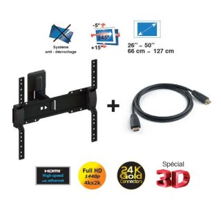 MELICONI 920004 Kit Support + câble   Achat / Vente FIXATION ECRAN
