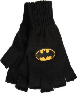 Batman Black Fingerless Gloves Clothing