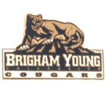 Brigham Young University College Logo Pin Sports
