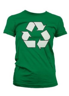 Recycle Sign Womens T shirt, Funny Flirty Womens Shirts