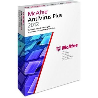 McAfee AntiVirus Plus 2012   Subscription Package   3 PC