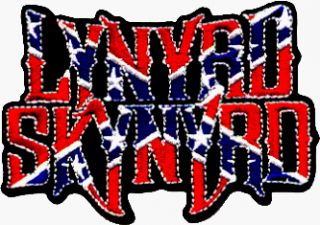 Lynyrd Skynyrd Rebel Flag Logo Rock Roll Music Band